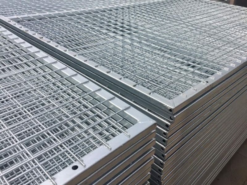 hàng rào lưới thép khung sắt gia công