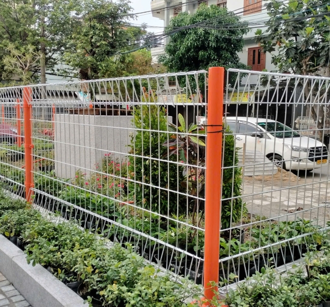 Hàng rào bẻ 2 đầu