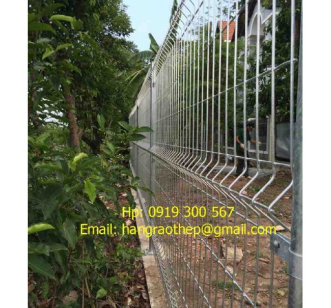 Hàng rào mạ kẽm - hàng rào vườn
